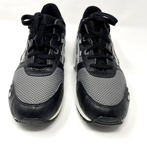 Asics Gel Lyte 3 Black Ice Mens 11.5 Gray Silver Running Sneakers HN538 1193 NEW main image 5